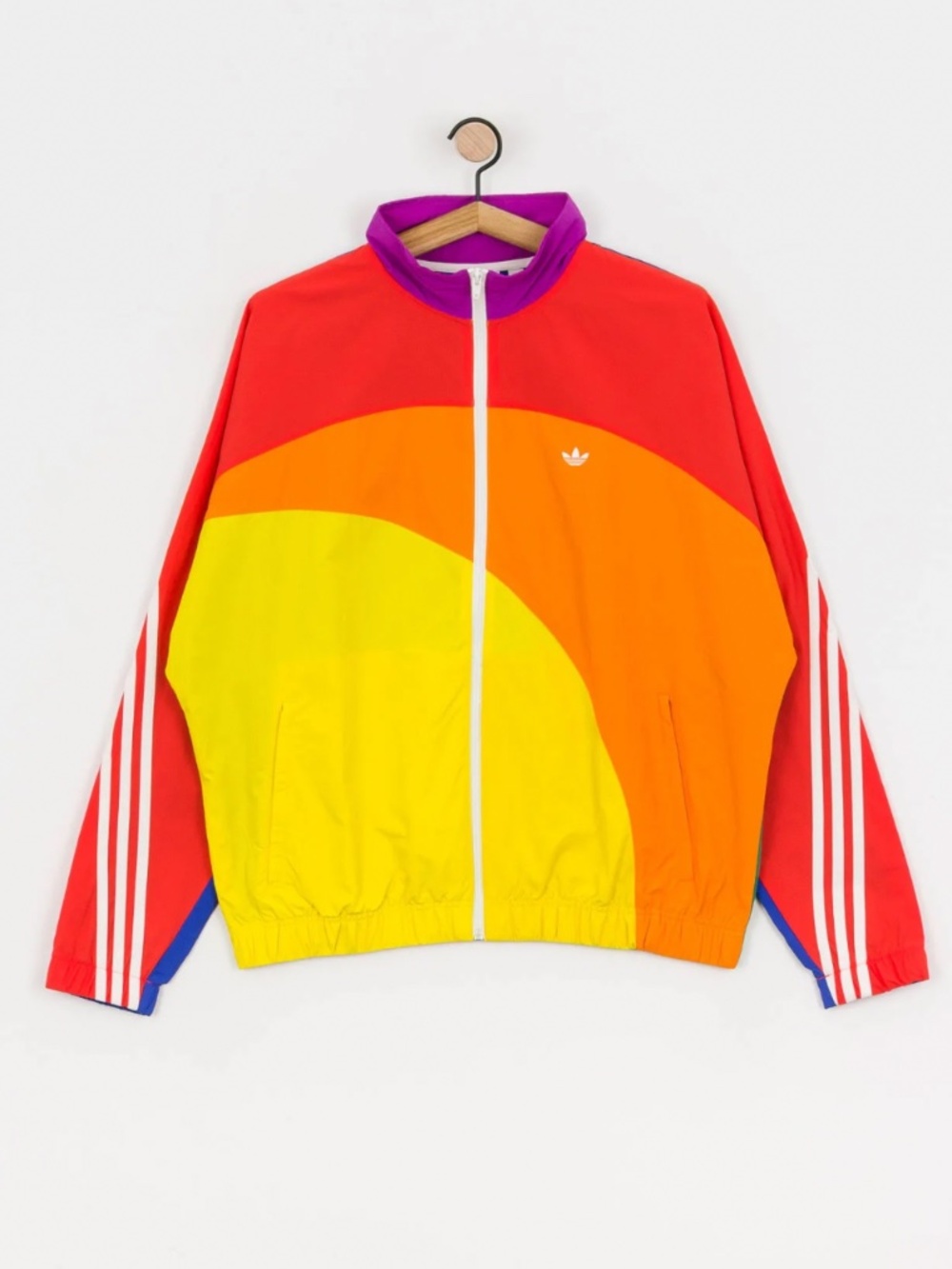 Adidas LIMITED EDITION Pride Rainbow Windbreaker Jacket Sz M - Picture 3 of 9